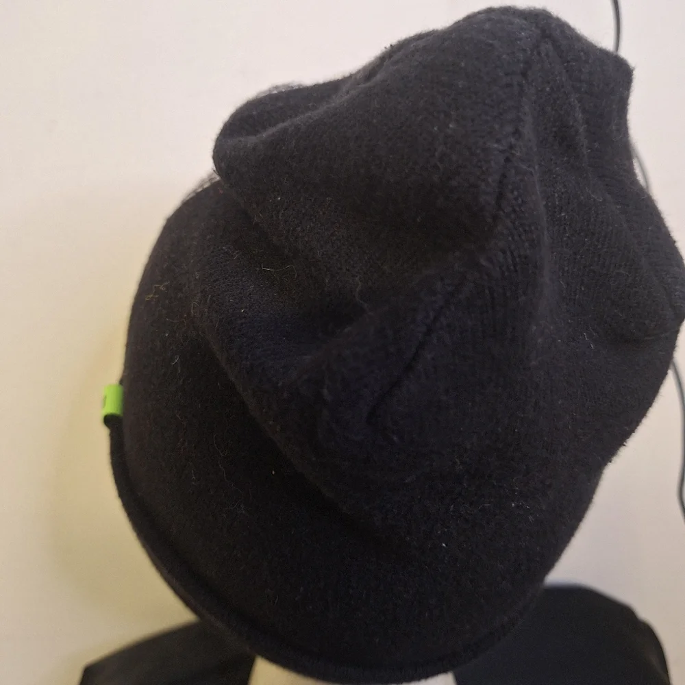 H&M Black and White Skull Sock Hat One Size